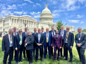 Remtec President, Brian Buyea, with fellow PCBAA members in Washington, DC - 2024